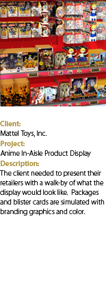 Anime display with text